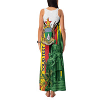 Personalized Zimbabwe Heroes' Day Family Matching Tank Maxi Dress and Hawaiian Shirt Liberation War Memorial Monument - Wonder Print Shop