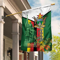 Zimbabwe Heroes' Day Garden Flag Liberation War Memorial Monument - Wonder Print Shop