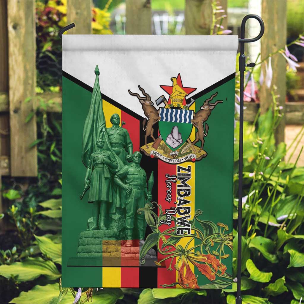Zimbabwe Heroes' Day Garden Flag Liberation War Memorial Monument - Wonder Print Shop