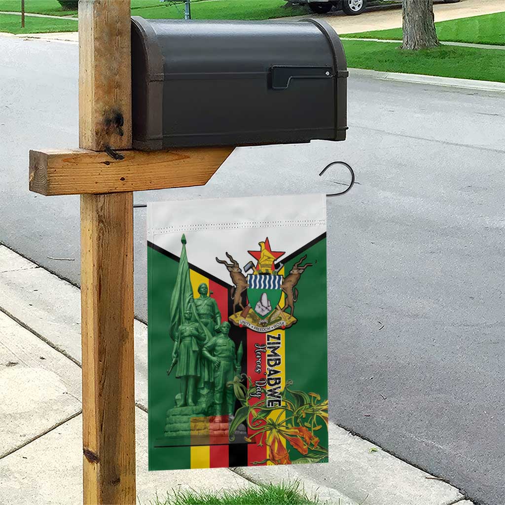 Zimbabwe Heroes' Day Garden Flag Liberation War Memorial Monument - Wonder Print Shop