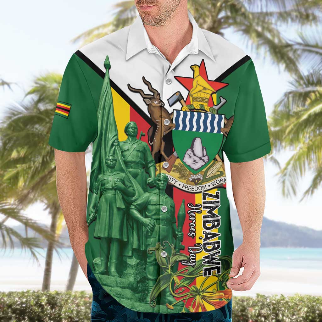 Personalized Zimbabwe Heroes' Day Hawaiian Shirt Liberation War Memorial Monument - Wonder Print Shop
