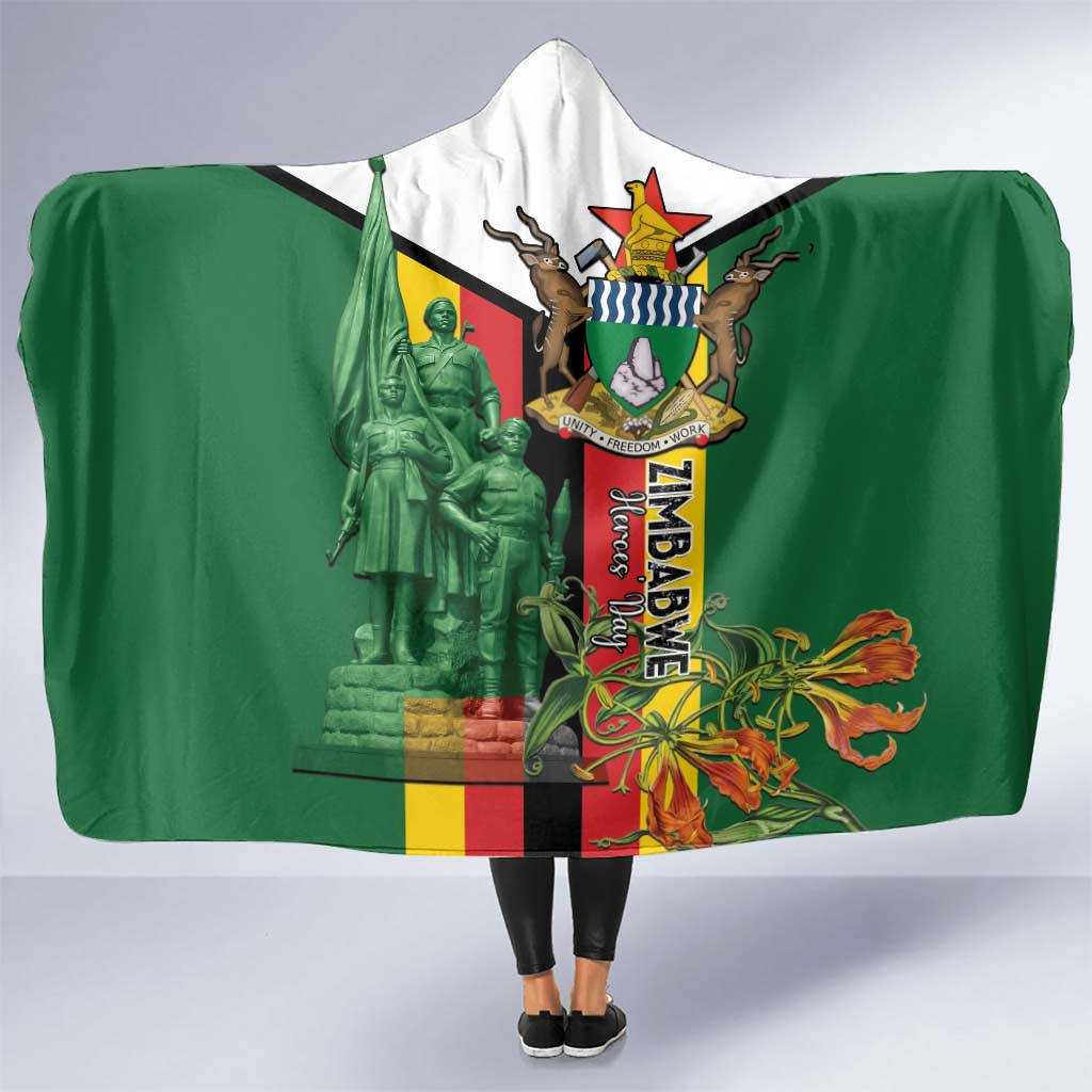 Zimbabwe Heroes' Day Hooded Blanket Liberation War Memorial Monument - Wonder Print Shop