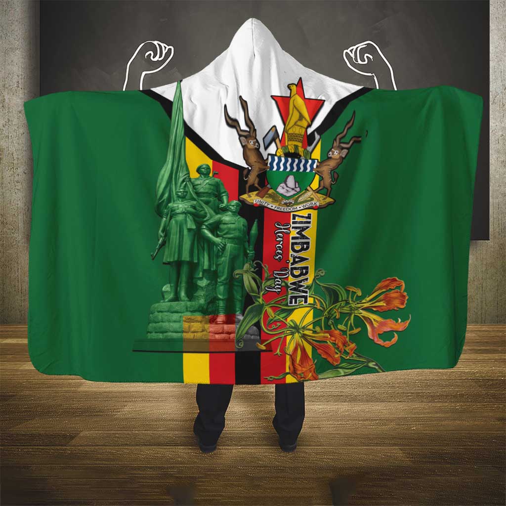 Zimbabwe Heroes' Day Hooded Blanket Liberation War Memorial Monument - Wonder Print Shop