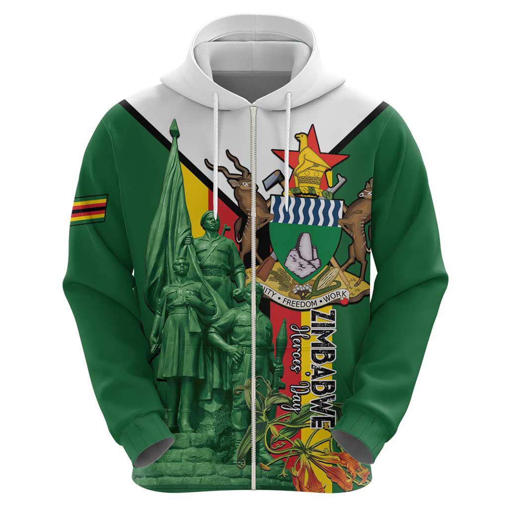 Personalized Zimbabwe Heroes' Day Hoodie Liberation War Memorial Monument - Wonder Print Shop