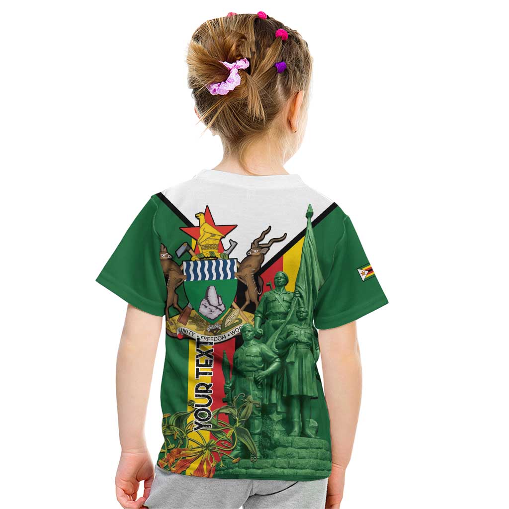 Personalized Zimbabwe Heroes' Day Kid T Shirt Liberation War Memorial Monument - Wonder Print Shop