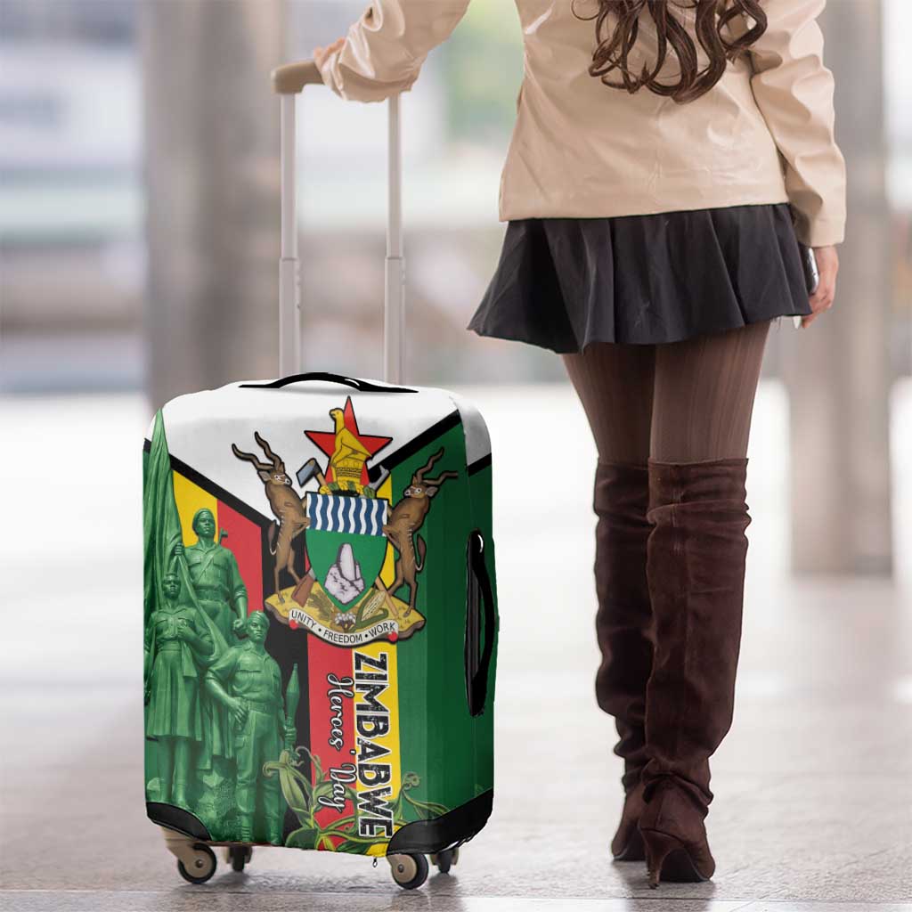 Zimbabwe Heroes' Day Luggage Cover Liberation War Memorial Monument - Wonder Print Shop