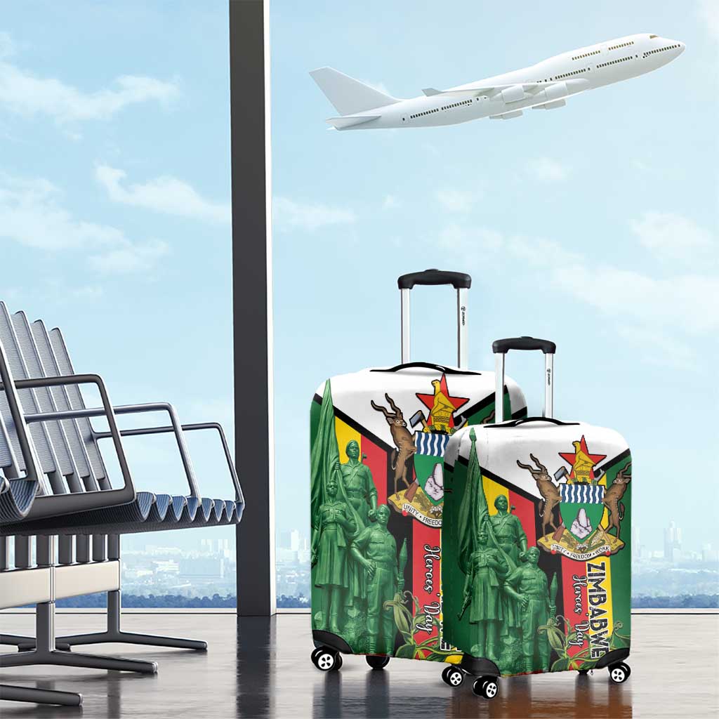 Zimbabwe Heroes' Day Luggage Cover Liberation War Memorial Monument - Wonder Print Shop