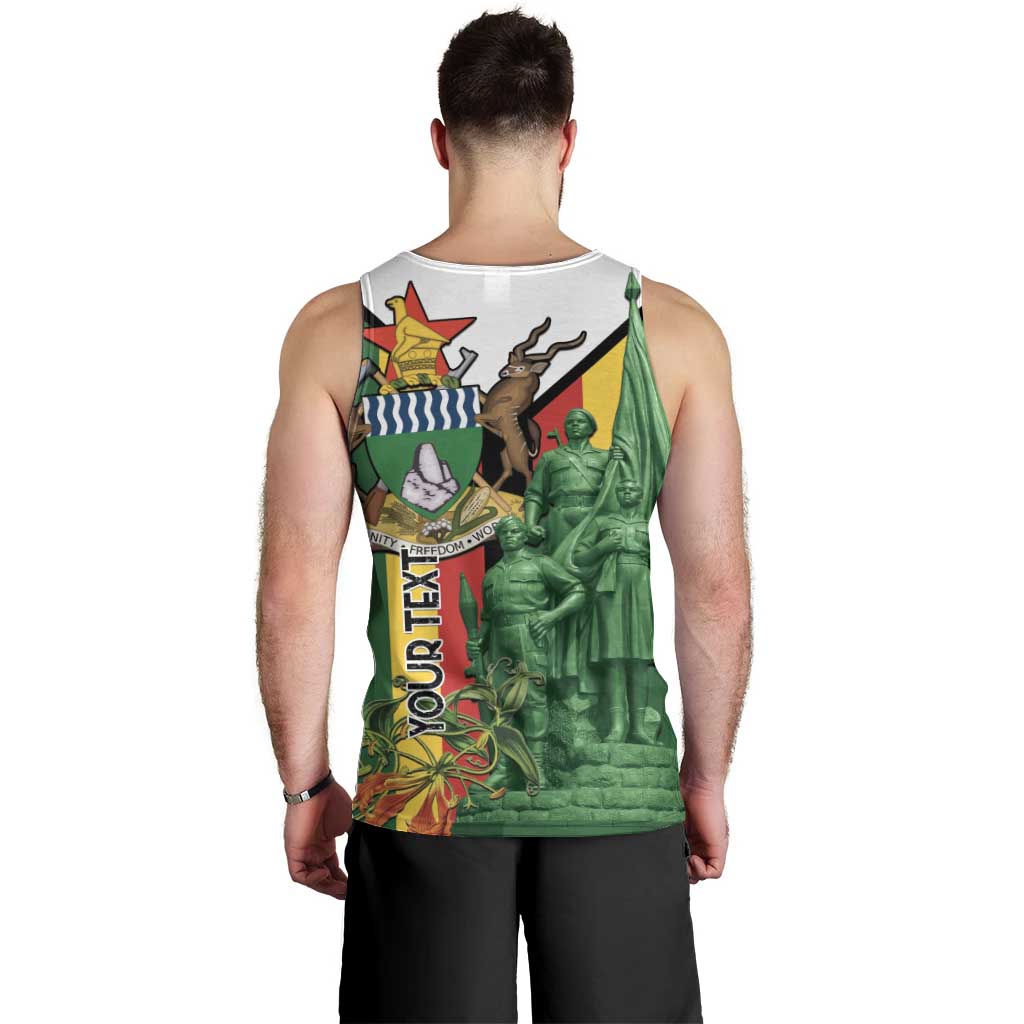 Personalized Zimbabwe Heroes' Day Men Tank Top Liberation War Memorial Monument - Wonder Print Shop