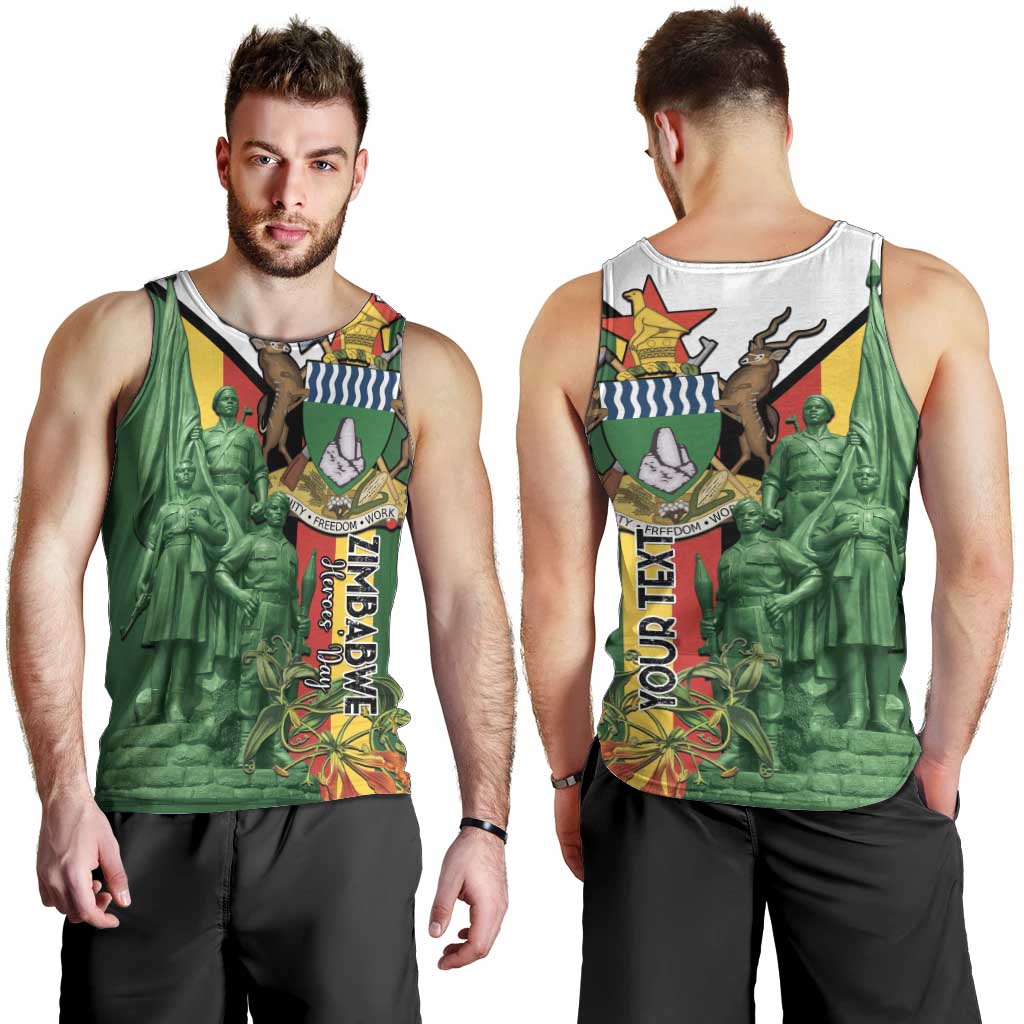 Personalized Zimbabwe Heroes' Day Men Tank Top Liberation War Memorial Monument - Wonder Print Shop