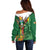Personalized Zimbabwe Heroes' Day Off Shoulder Sweater Liberation War Memorial Monument - Wonder Print Shop