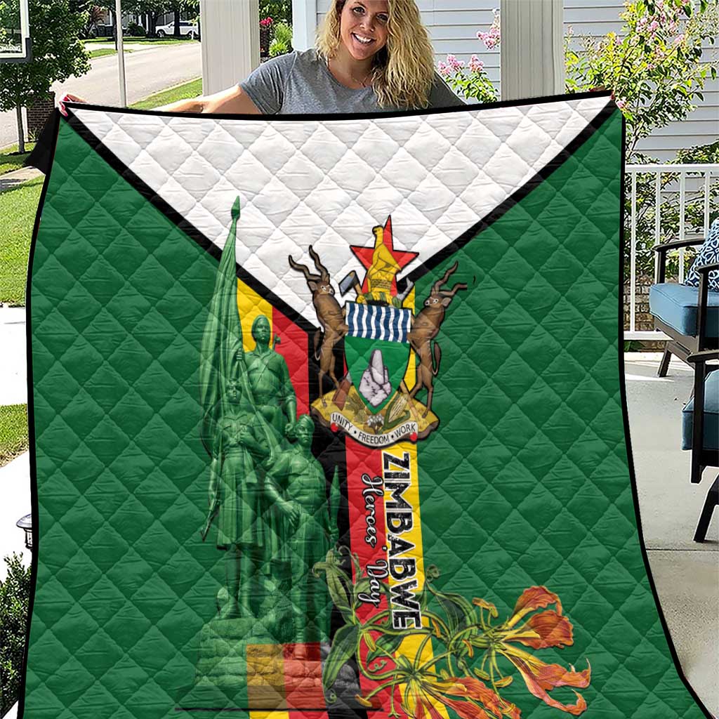 Zimbabwe Heroes' Day Quilt Liberation War Memorial Monument - Wonder Print Shop