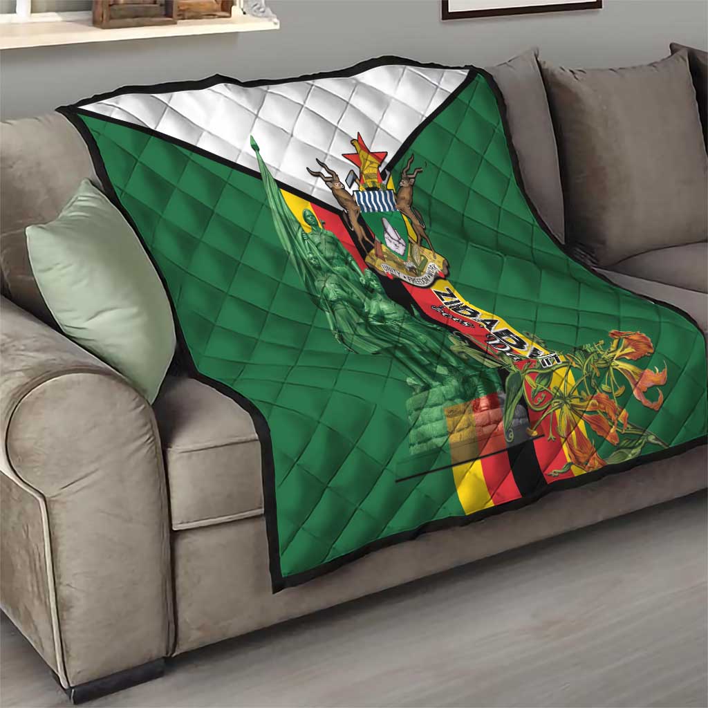 Zimbabwe Heroes' Day Quilt Liberation War Memorial Monument - Wonder Print Shop