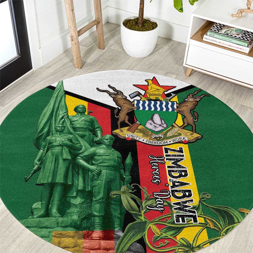 Zimbabwe Heroes' Day Round Carpet Liberation War Memorial Monument - Wonder Print Shop