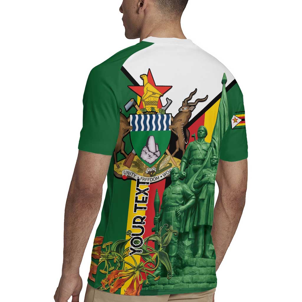 Personalized Zimbabwe Heroes' Day Rugby Jersey Liberation War Memorial Monument - Wonder Print Shop