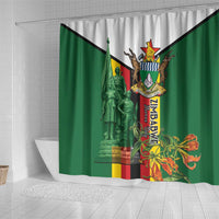 Zimbabwe Heroes' Day Shower Curtain Liberation War Memorial Monument - Wonder Print Shop