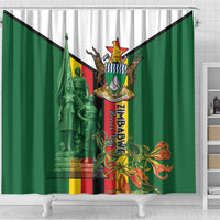 Zimbabwe Heroes' Day Shower Curtain Liberation War Memorial Monument - Wonder Print Shop