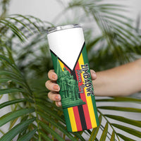Personalized Zimbabwe Heroes' Day Skinny Tumbler Liberation War Memorial Monument - Wonder Print Shop