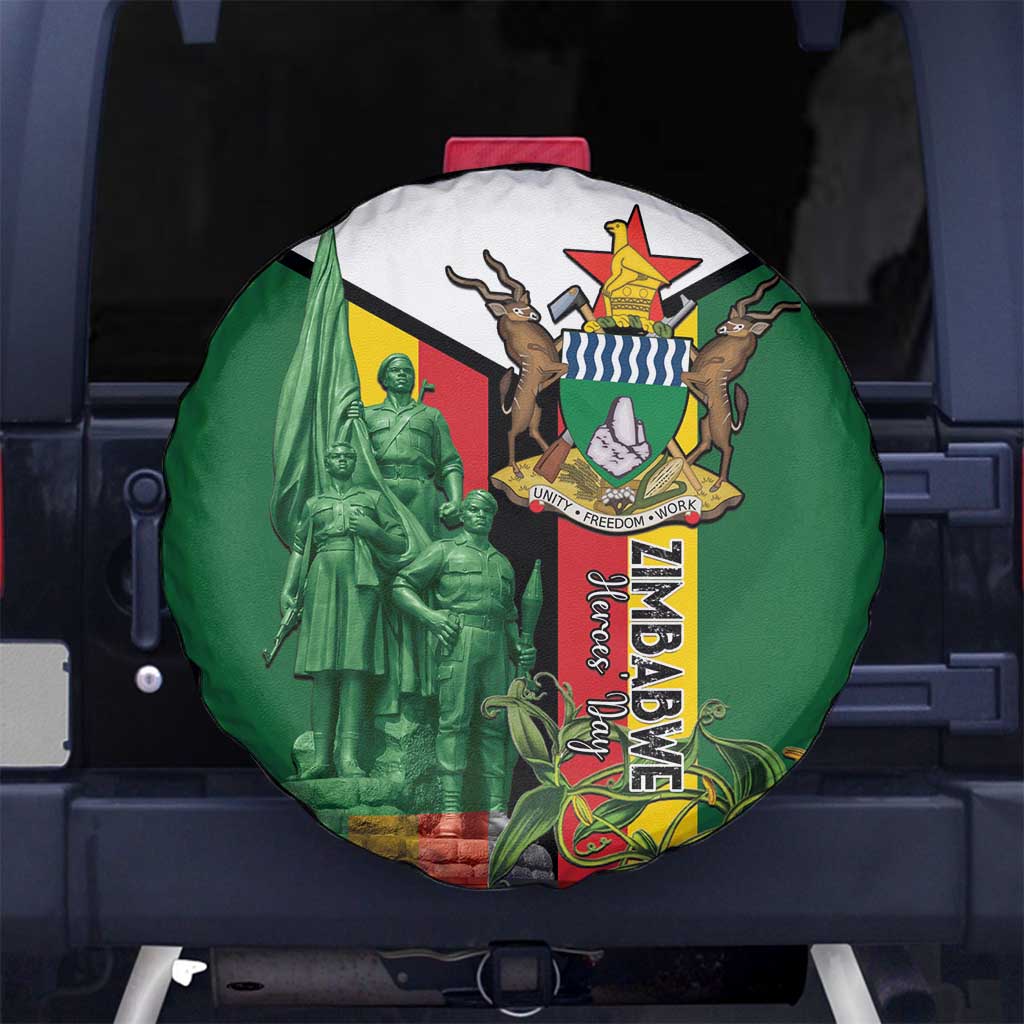 Zimbabwe Heroes' Day Spare Tire Cover Liberation War Memorial Monument - Wonder Print Shop