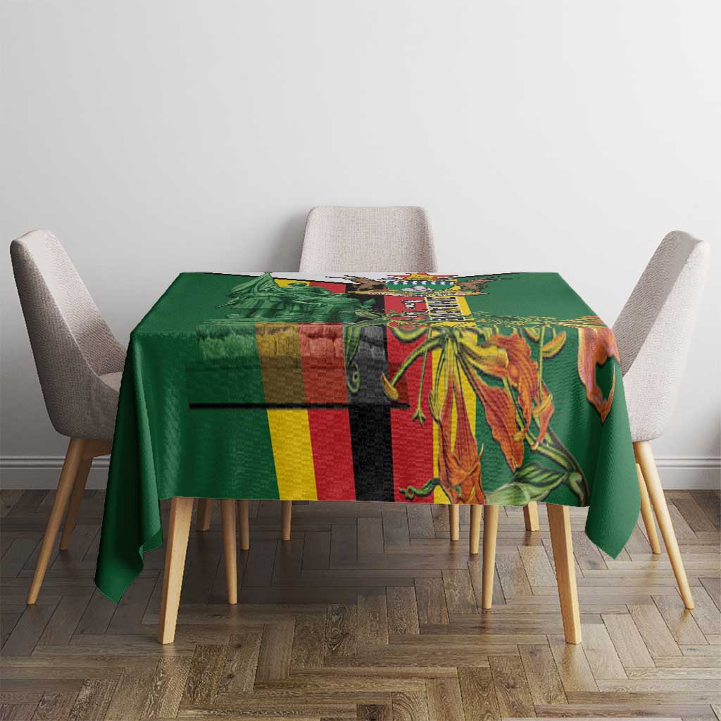Zimbabwe Heroes' Day Tablecloth Liberation War Memorial Monument - Wonder Print Shop