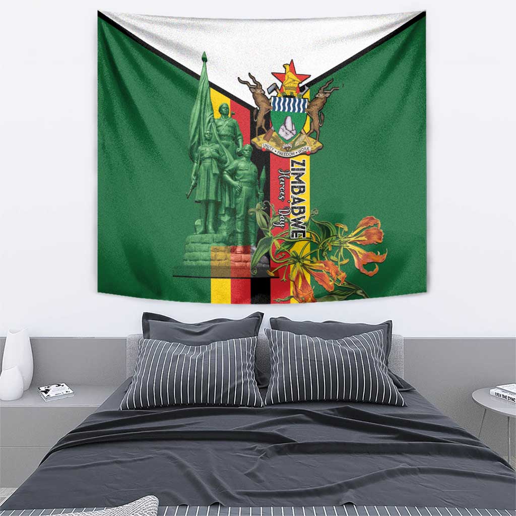 Zimbabwe Heroes' Day Tapestry Liberation War Memorial Monument - Wonder Print Shop