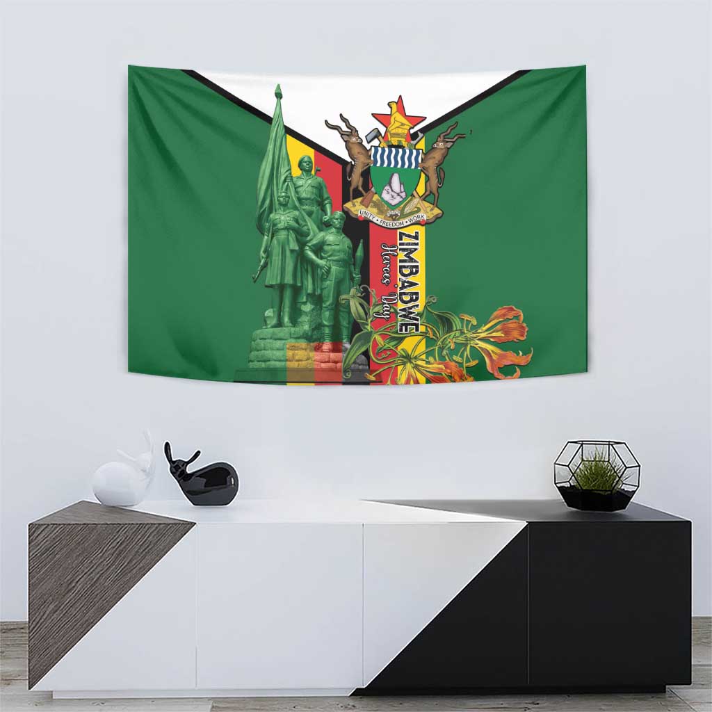 Zimbabwe Heroes' Day Tapestry Liberation War Memorial Monument - Wonder Print Shop