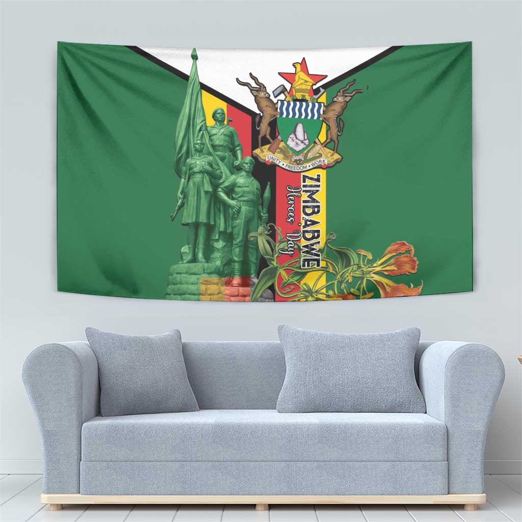 Zimbabwe Heroes' Day Tapestry Liberation War Memorial Monument - Wonder Print Shop