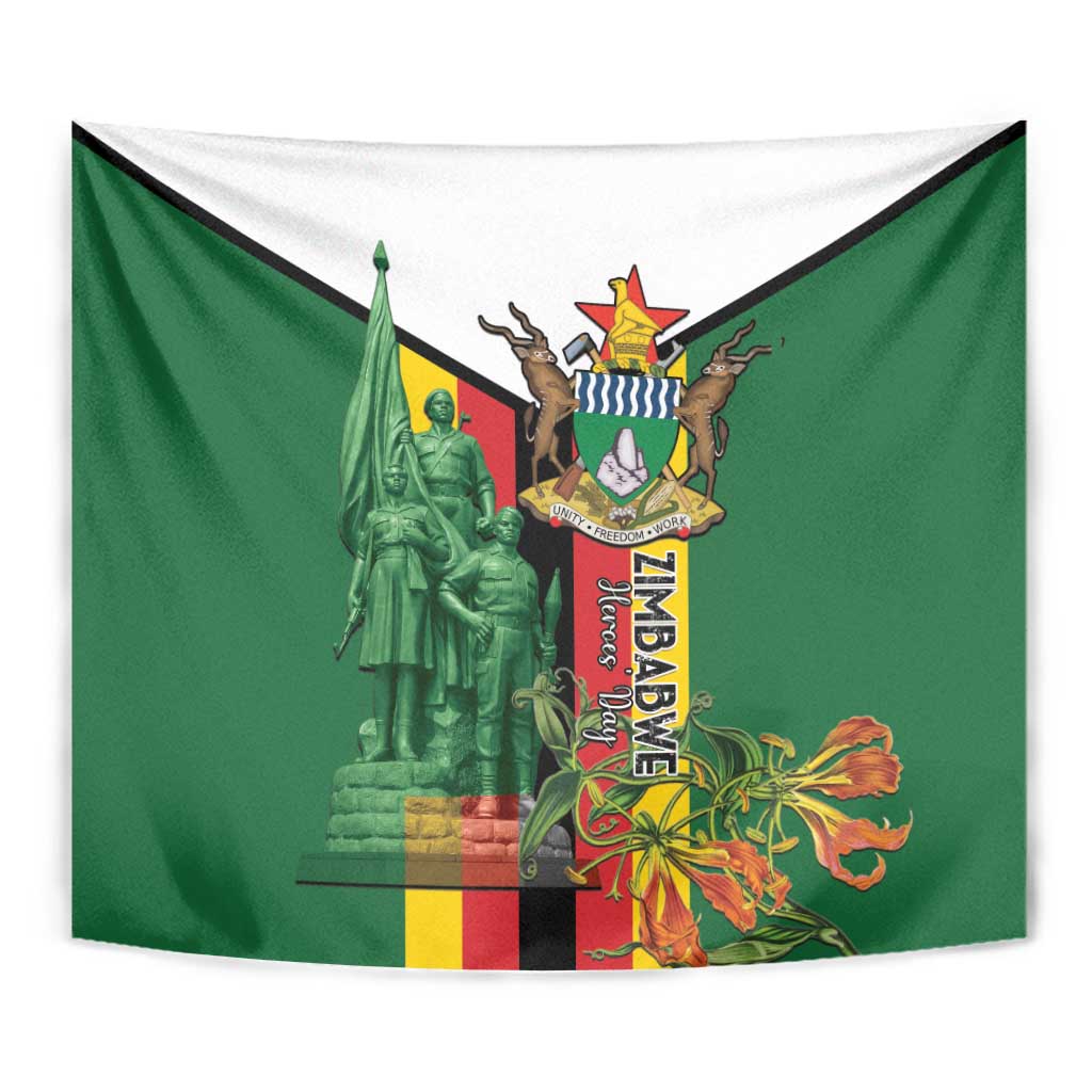 Zimbabwe Heroes' Day Tapestry Liberation War Memorial Monument - Wonder Print Shop