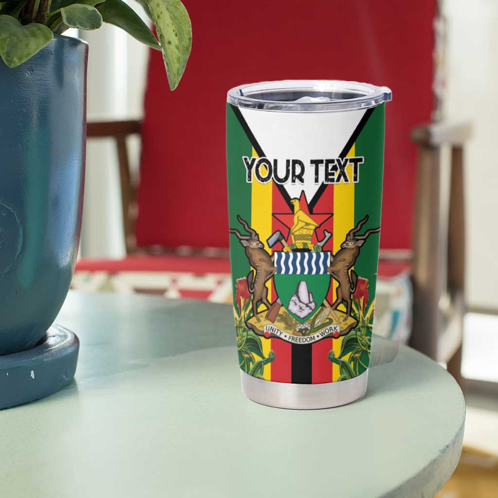 Personalized Zimbabwe Heroes' Day Tumbler Cup Liberation War Memorial Monument - Wonder Print Shop