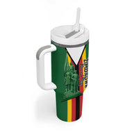 Personalized Zimbabwe Heroes' Day Tumbler With Handle Liberation War Memorial Monument - Wonder Print Shop
