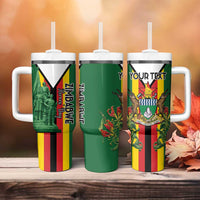 Personalized Zimbabwe Heroes' Day Tumbler With Handle Liberation War Memorial Monument - Wonder Print Shop