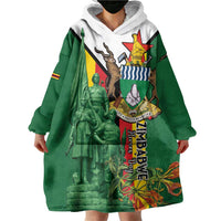 Personalized Zimbabwe Heroes' Day Wearable Blanket Hoodie Liberation War Memorial Monument - Wonder Print Shop