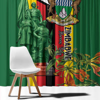 Zimbabwe Heroes' Day Window Curtain Liberation War Memorial Monument - Wonder Print Shop