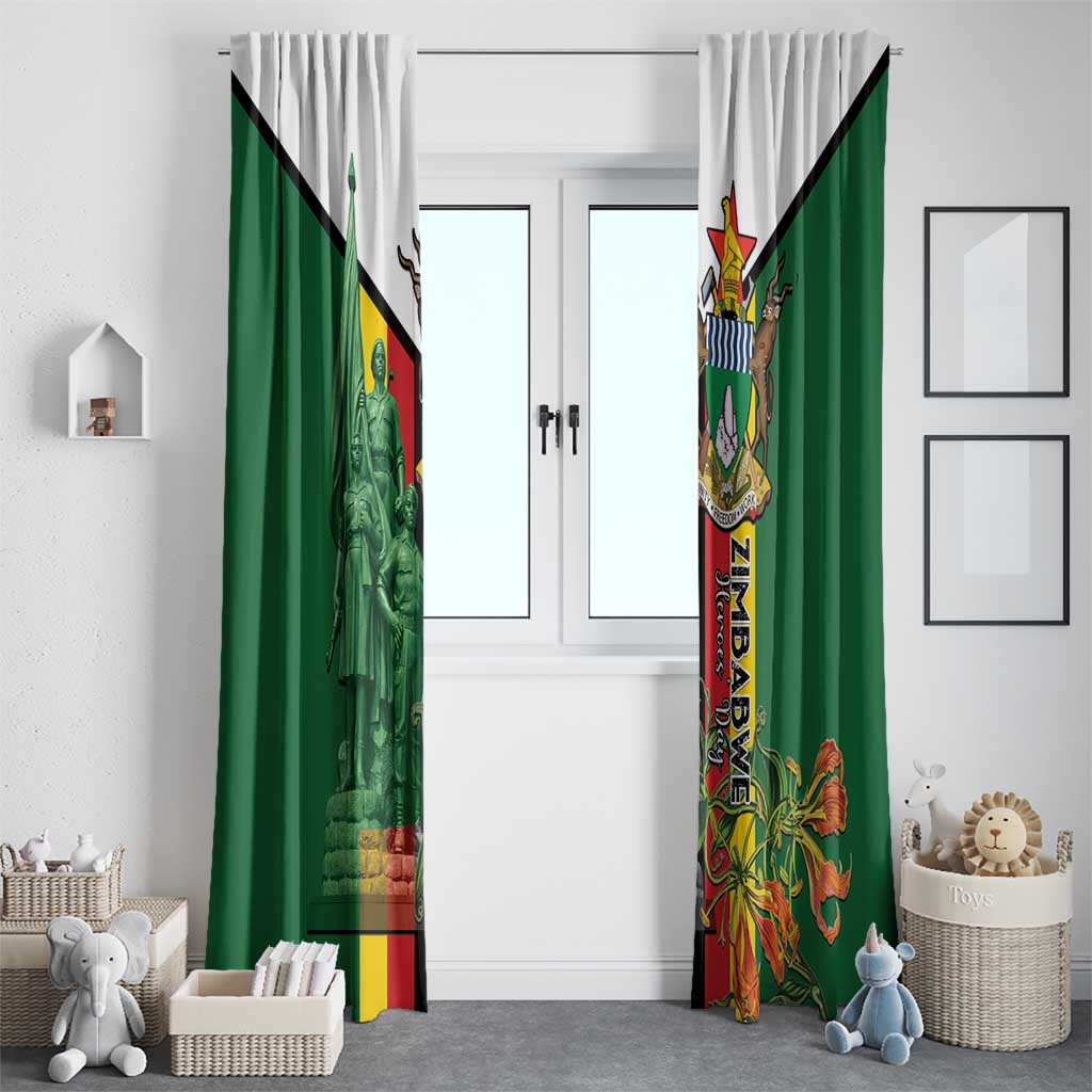 Zimbabwe Heroes' Day Window Curtain Liberation War Memorial Monument - Wonder Print Shop