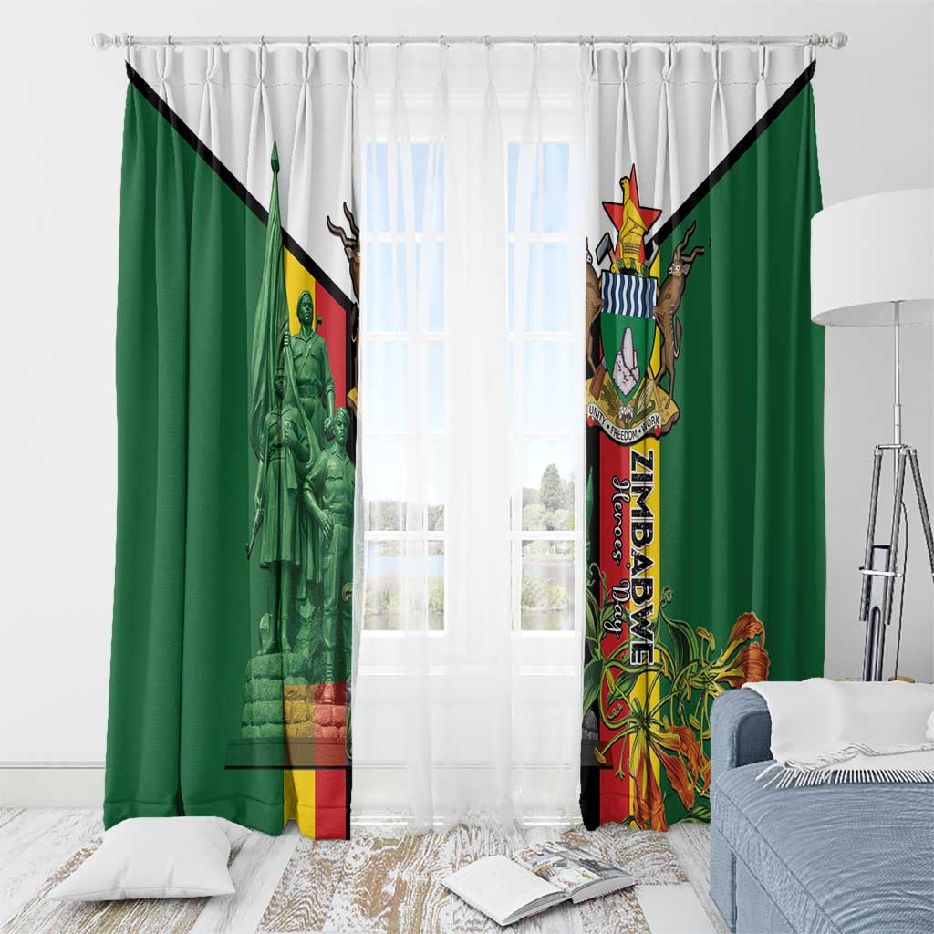 Zimbabwe Heroes' Day Window Curtain Liberation War Memorial Monument - Wonder Print Shop