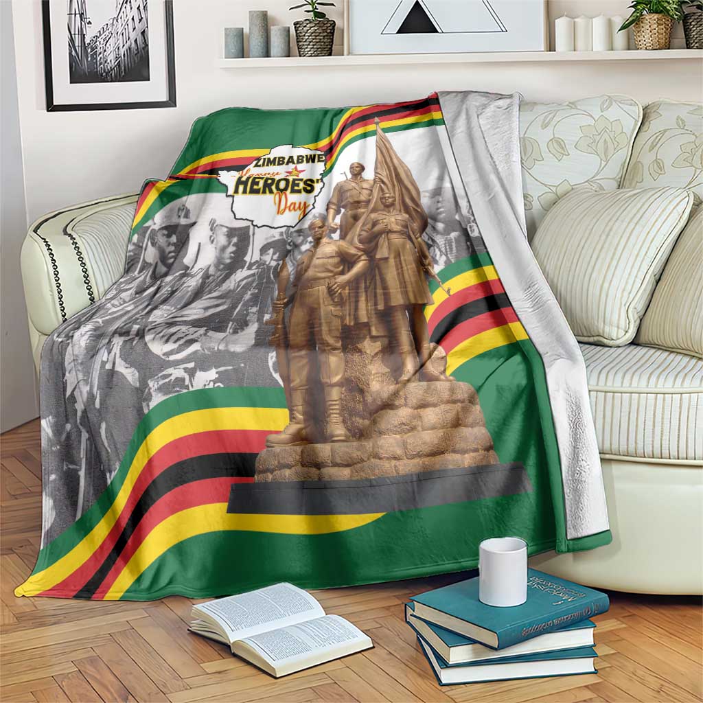 Happy Heroes Day Zimbabwe Blanket Lest We Forget - Wonder Print Shop