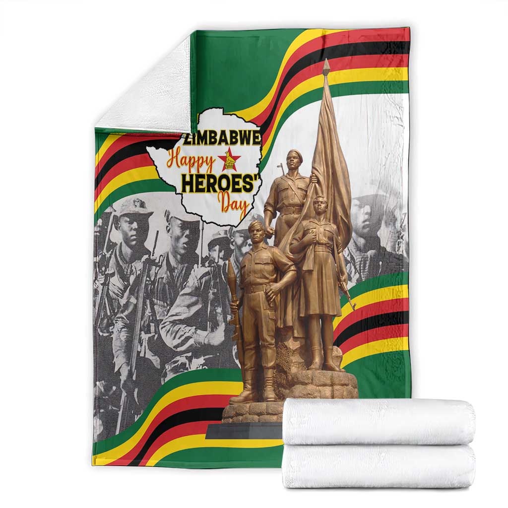 Happy Heroes Day Zimbabwe Blanket Lest We Forget - Wonder Print Shop