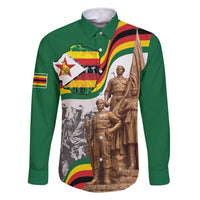Happy Heroes Day Zimbabwe Family Matching Long Sleeve Bodycon Dress and Hawaiian Shirt Lest We Forget - Wonder Print Shop