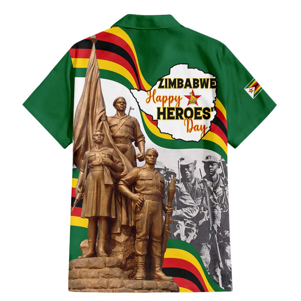 Happy Heroes Day Zimbabwe Family Matching Mermaid Dress and Hawaiian Shirt Lest We Forget - Wonder Print Shop