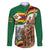 Happy Heroes Day Zimbabwe Family Matching Off The Shoulder Long Sleeve Dress and Hawaiian Shirt Lest We Forget - Wonder Print Shop