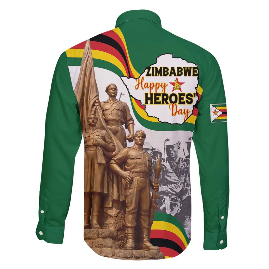 Happy Heroes Day Zimbabwe Family Matching Off Shoulder Short Dress and Hawaiian Shirt Lest We Forget - Wonder Print Shop