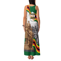Happy Heroes Day Zimbabwe Family Matching Tank Maxi Dress and Hawaiian Shirt Lest We Forget - Wonder Print Shop