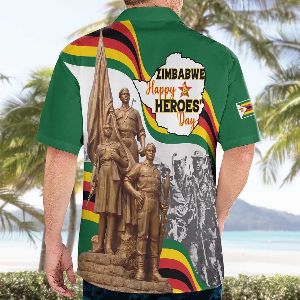 Happy Heroes Day Zimbabwe Hawaiian Shirt Lest We Forget - Wonder Print Shop
