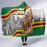 Happy Heroes Day Zimbabwe Hooded Blanket Lest We Forget - Wonder Print Shop