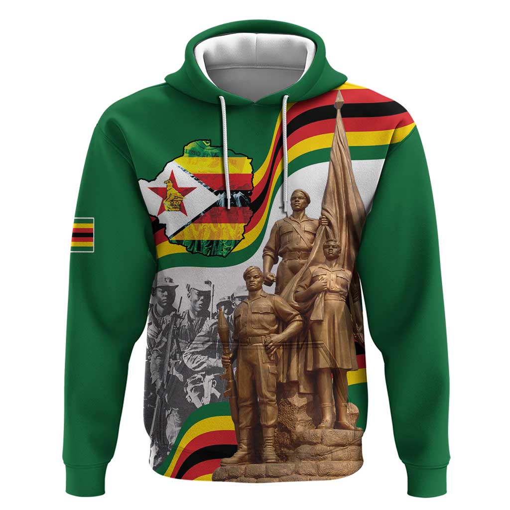 Happy Heroes Day Zimbabwe Hoodie Lest We Forget - Wonder Print Shop