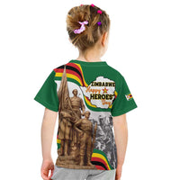 Happy Heroes Day Zimbabwe Kid T Shirt Lest We Forget - Wonder Print Shop