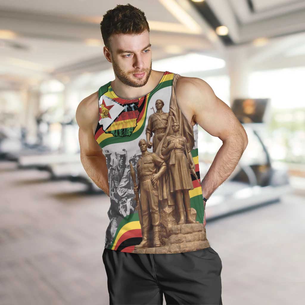 Happy Heroes Day Zimbabwe Men Tank Top Lest We Forget - Wonder Print Shop