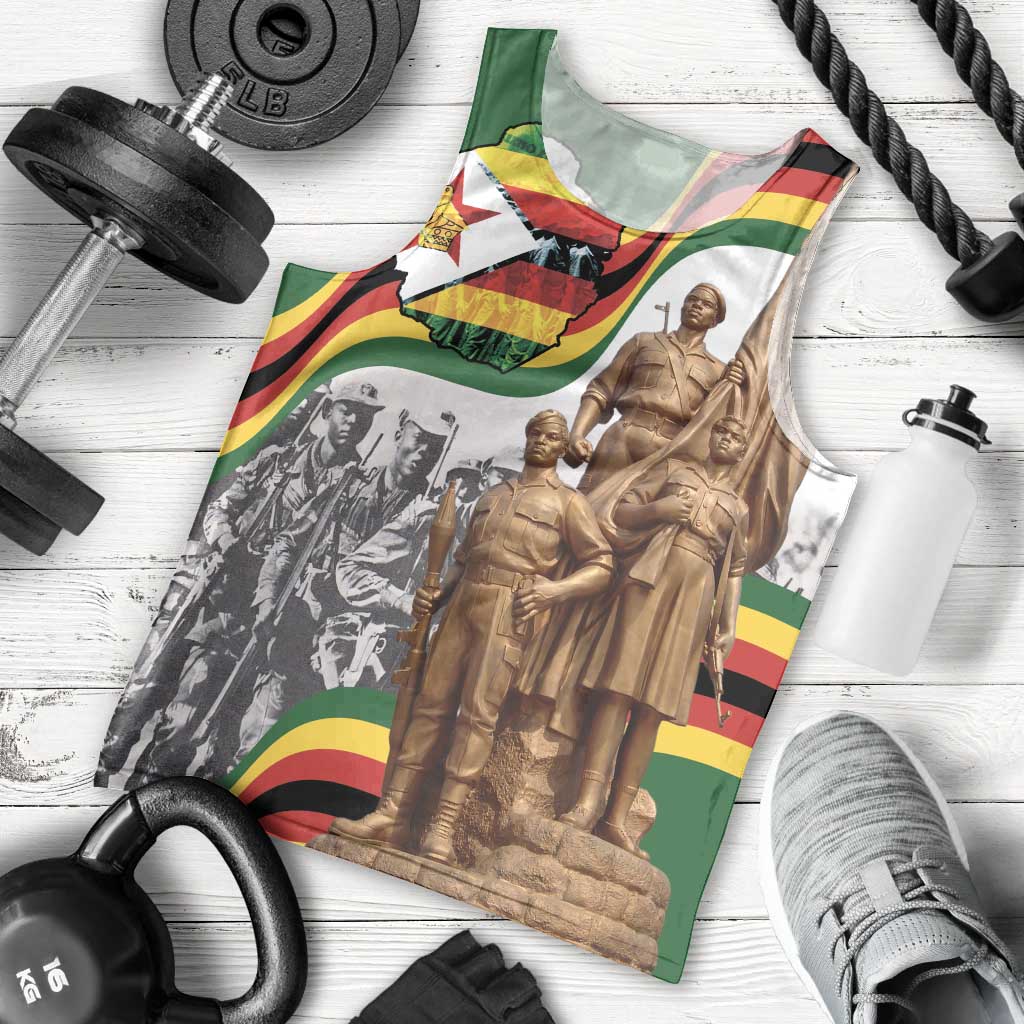 Happy Heroes Day Zimbabwe Men Tank Top Lest We Forget - Wonder Print Shop