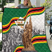 Happy Heroes Day Zimbabwe Quilt Lest We Forget - Wonder Print Shop