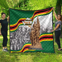 Happy Heroes Day Zimbabwe Quilt Lest We Forget - Wonder Print Shop