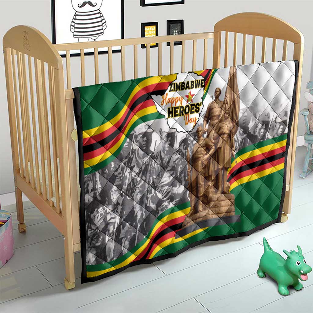 Happy Heroes Day Zimbabwe Quilt Lest We Forget - Wonder Print Shop